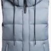 Khujo Vestes Sans Manches Gilet Eden Femme Bleu Clair -Khujo f28426983663570aee49e457cb825789