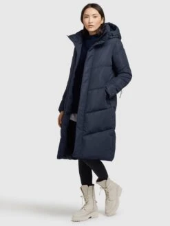 Khujo Manteaux Dhiver Manteau D’hiver Torino 3 Femme Bleu Foncé -Khujo f333e2155ad6ff7c99810e9694e7cc4c
