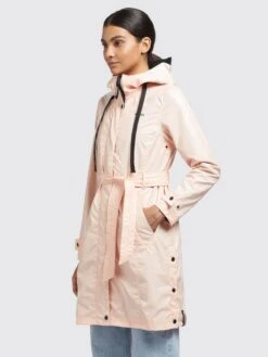 Khujo Manteaux De Pluie Manteau Mi-saison ALECIA Femme Abricot -Khujo f3f5ddba227ddd422f301331c3321f20