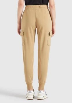 Khujo Pantalons De Survêtement Effilé Pantalon Cargo Staci Femme Beige -Khujo f4cb47b247523e82ced39e5fa945190e