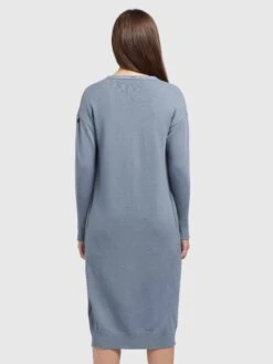 Khujo Gilets Cardigan Elina Femme Bleu -Khujo f593563ecc76c15ce4a818e310796119