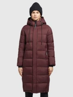 Khujo Manteaux Dhiver Manteau D’hiver Julina Femme Rouge Foncé 13 Khujo Manteaux Dhiver Manteau D’hiver Julina Femme Rouge Foncé -Khujo f5f90b2c8e36fc1dc6961dc215829f2b