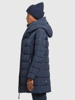 Khujo Manteaux Courts Manteau D’hiver Floyt Femme Bleu Foncé -Khujo f705d03cd991fe9c85c7f7c5bdf1c55c