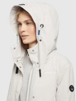 Khujo Vestes De Mi-saison Veste Mi-saison CAIMA Femme Gris Clair -Khujo f77026f071740db5dc913f8fd3c86ff2