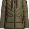 Khujo Manteaux Dhiver Manteau D’hiver MUGG Femme Olive -Khujo f7b26010654358f429cf2a13a97cb44f