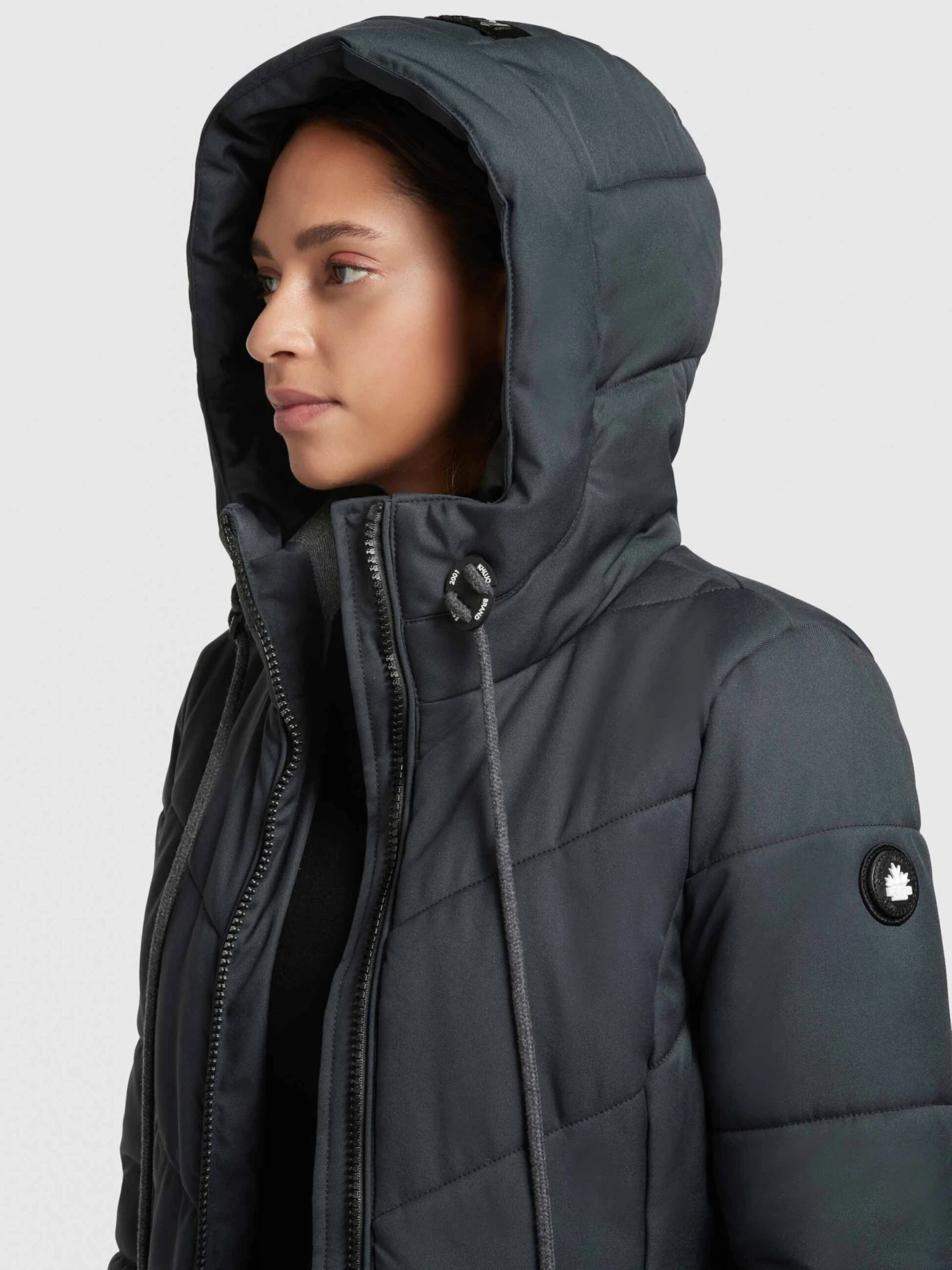 Khujo Manteaux Dhiver Manteau D’hiver Aribay Femme Bleu Nuit 9 Khujo Manteaux Dhiver Manteau D’hiver Aribay Femme Bleu Nuit - Image 7