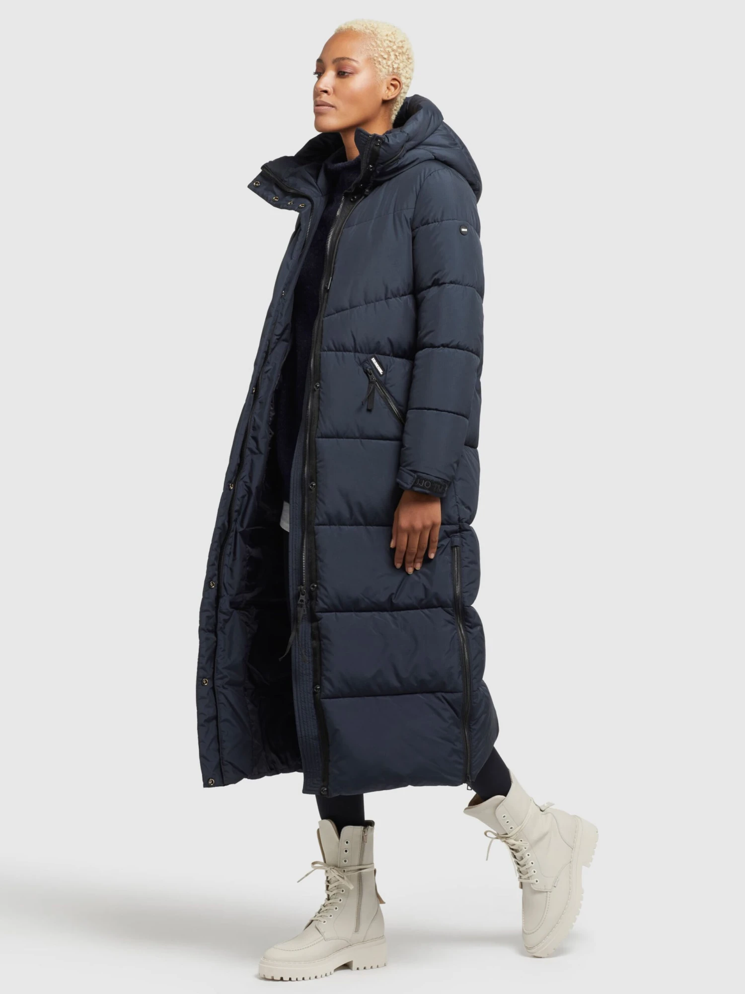 Khujo Manteaux Dhiver Manteau D’hiver Shimanta 2 Femme Bleu Foncé 5 Khujo Manteaux Dhiver Manteau D’hiver Shimanta 2 Femme Bleu Foncé - Image 3