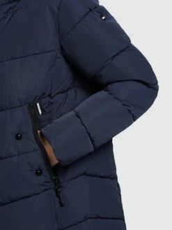 Khujo Manteaux De Mi-saison Manteau Mi-saison Klayd Femme Bleu Foncé -Khujo fa31ac8d81dfeabeddbf6bfedbf53369