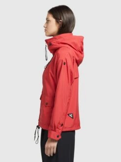 Khujo Vestes De Mi-saison Veste Mi-saison BLAIR Femme Rouge -Khujo fab6c8d2484888a4fcbb6ab97394e5f9