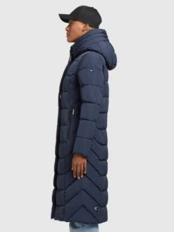 Khujo Manteaux Dhiver Manteau D’hiver Gamber Femme Bleu Foncé -Khujo facef51f1608b2657894b23b812a1aae