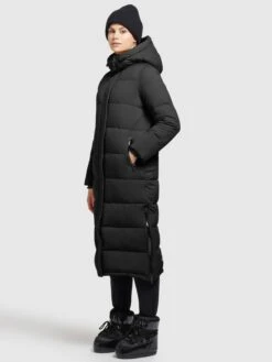 Khujo Manteaux Dhiver Manteau D’hiver EMORIA MATT Femme Noir -Khujo faec0685f96eca67dac4fd1b4bba51f8
