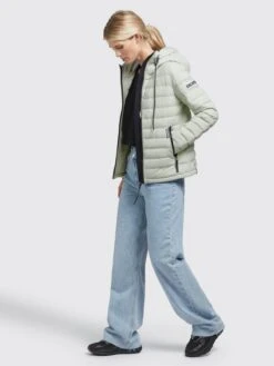 Khujo Vestes De Mi-saison Veste Mi-saison LOVINA4 Femme Vert -Khujo fb1a81794f8af55814b1ba660b2a8c0b