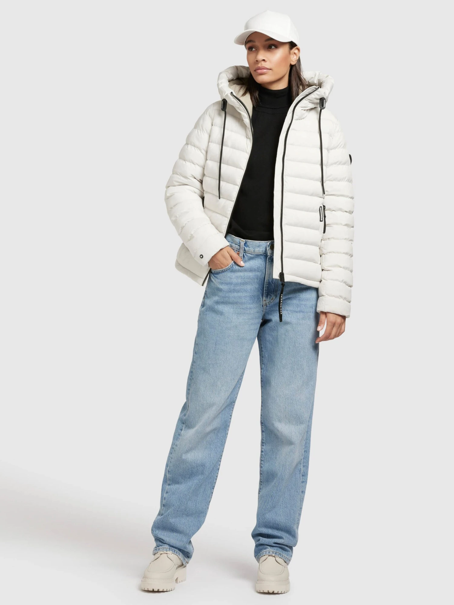 Khujo Vestes De Mi-saison Veste Mi-saison Lovina Femme Blanc 8 Khujo Vestes De Mi-saison Veste Mi-saison Lovina Femme Blanc - Image 6