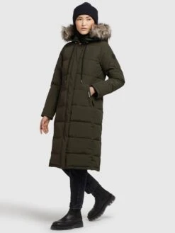 Khujo Manteaux Dhiver Manteau D’hiver LOLL Femme Kaki 15 Khujo Manteaux Dhiver Manteau D’hiver LOLL Femme Kaki -Khujo fc03c9de4bfffc156b567ba57f175e1c