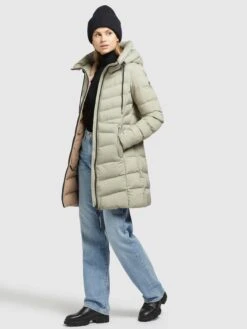 Khujo Manteaux Courts Manteau D’hiver Tuhani Femme Vert Pastel -Khujo fda1ebd149d26e89e1ebbabe473153ea