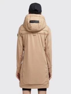 Khujo Manteaux Dhiver Manteau D’hiver RUTH MATT Femme Beige -Khujo fe96d4777ec3fb9647580853a08c6acd
