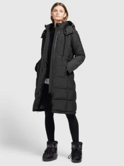 Khujo Manteaux Dhiver Manteau D’hiver Cliv Femme Noir -Khujo fef7da0e09ce8eb1099a05a02e35dc6e