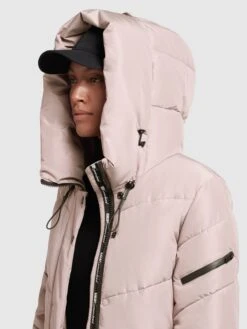 Khujo Vestes Dhiver Veste D’hiver Jordis Femme Rose Clair -Khujo ffd04f32e18eb9da5ac1e938959e8549